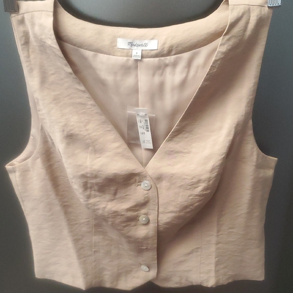 Madewell Tops - Madewell Women's Cream Vest